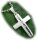 Anhänger Kreuz Zirkonia echt Silber 925 27 mm teilmatt Sterlingsilber Unisex