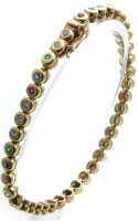 Armband Brillant 0,70 ct SI Gold 585 Rubin Saphir Smaragd...