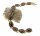 Armband m. Granat echt Gold 333 Armschmuck 19 cm Qualität 8kt Armreif Gelbgold Q