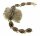 Armband m. Granat echt Gold 333 Armschmuck 19 cm Qualität 8kt Armreif Gelbgold Q