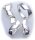 exkl. Damen Ring echt Silber 925 teilmattiert Qualität Sterlingsilber