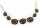 Collier m. Granat echt Gold 585 Halsschmuck 14kt Gelbgold Halskette Damen