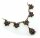 Collier m. Granat echt Gold 585 Halsschmuck Gelbgold Damen Halskette 4950/5GR