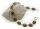 Damen Armband m. Granat echt Silber 925 Armschmuck 19 cm Sterlingsilber 2957/8GR