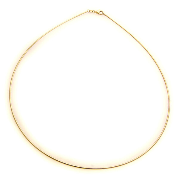 exklusives Collier echt Gelbgold  585 14k Halsreif Damen Qualität Gold Halskette