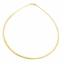 exklusives Collier echt Gelbgold  585 14k Halsreif Damen Qualität Gold Halskette