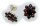 Damen Ohrringe m. Granat in Silber 925  Ohrstecker Sterlingsilber Stecker 6580/8