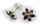 Damen Ohrringe m. Granat in Silber 925 Ohrstecker Sterlingsilber Stecker 6623/8G