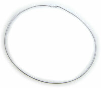 exklusives Damen Collier echt Weißgold 585  14k Halsreif Top Qualität Gold 42 cm
