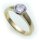 Damen Ring Brillant 1,00 c SI Diamant echt Gold 750 18k 1,0 ct Solitär Gelbgold