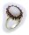 Damen Ring m. Granat u. Opal in Gold 333 Gelbgold Granatring 8052/3GR.OP
