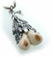 Grandel Anhänger echt Silber 925 Jagdschmuck Grandelschmuck Grandelanhänger 109