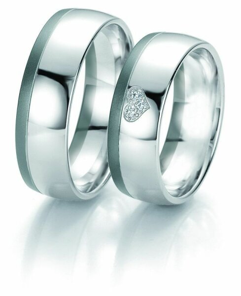 Trauringe Breuning Black & White Collection 6121/6122