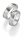 Trauringe Breuning Palladium Collection 2615/2616 in Palladium 950/-