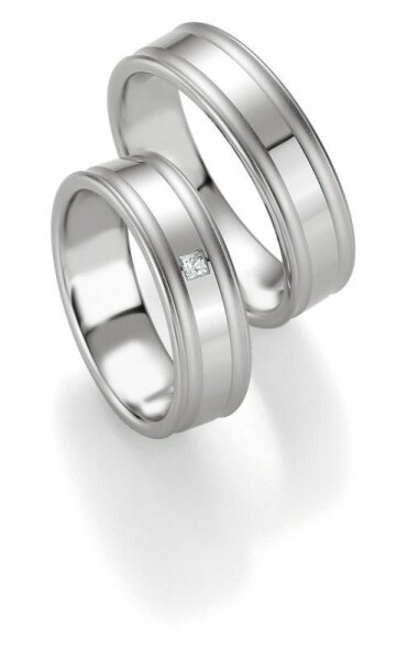Trauringe Breuning Palladium Collection 2617/2618 in Palladium 950/-