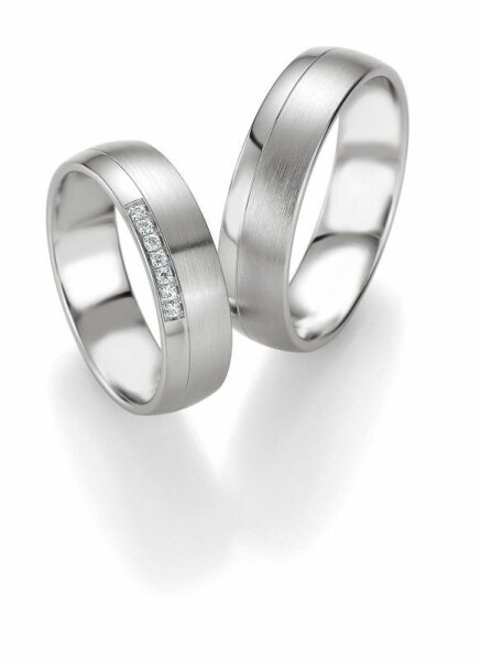 Trauringe Breuning Palladium Collection 2629/2630 in Palladium 950/-