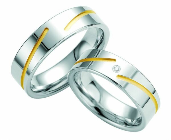 Trauringe Breuning Silver and Diamonds Collection 8035/8036 Silber 925 Ring