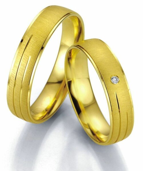 Trauringe Breuning Smartline Collection 7011/7012 in 585 Gold 14 kt