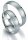 Trauringe Breuning Smartline Collection 7029/7030 in 585 Gold 14 kt Weißgold