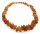 Hals Kette echter Bernstein Natur Ostsee groß Collier Damen Qualität