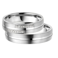 Trauringe Rauschmayer 05539 in 585/- Weißgold mit...