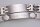 schönes Herren Armband Edelstahl Kautschuk schwarz inkl. Gravur ID Band