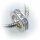Anhänger echt Silber 925 Zirkonia zum durchziehen 8 mm Sterlingsilber Taufring
