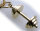 Anhänger Hantel groß in Gold 585 Gelbgold massiv plastisch Bodybuilding Unisex