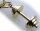 Anhänger Hantel groß in Gold 585 Gelbgold massiv plastisch Bodybuilding Unisex