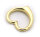 Anhänger Herz 3 dim. Gelbgold poliert 585 Gold 14 karat Swinging Heart Damen Neu