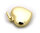 Anhänger Herz 10 mm 3 dimensional poliert 333 Gold 8kt Qualität Gelbgold Damen