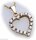 Anhänger Herz Gold 585 mit Zirkonia  alle Steinarten Gelbgold Neu Damen