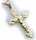 Anhänger Kreuz mit Jesus echt Gold 585 Gelbgold 14kt Top Qualität INRI Unisex