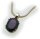 Anhänger m. Granat in Gold 585 Granatanhänger Granatschmuck Gelbgold Unisex 1246
