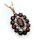Anhänger m. Granat Zuchtperle Gold 333 Granatanhänger Granatschmuck Gelbgold Qua