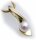 Damen Anhänger echt Gold 333 Perle 7 mm matt massiv Gelbgold Zuchtperle Neu