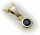 Damen Anhänger Safir echt Gold 585 14 karat Halsschmuck Gelbgold Saphir Neu