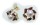 Damen Ohrringe Granat  Zuchtperle Perlen in Gold 585 Gelbgold Ohrstecker 6975/5G