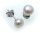 Damen Ohrringe Stecker Perlen weiß 5mm echt Silber 925 Sterlingsilber Ohrstecker