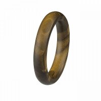 Ernstes Design Ring R294   Edelstahl silk wood braun...