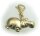 Neu Anhänger Charm Nilpferd Flußpferd Gold 333 Einhänger Gelbgold 8 karat Unisex