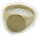 Neu Herren Ring echt Gold 585 mit Monogrammgravur Gelbgold Qualität 14 karat Top