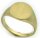 Neu Herren Ring echt Gold 585 mit Monogrammgravur Gelbgold Qualität 14 karat Top