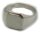 Neu Herren Ring Silber 925 mit Monogrammgravur Sterlingsilber Achteck Siegelring
