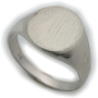 Neu Herren Ring Silber 925 mit Monogrammgravur Sterlingsilber Oval Siegelring