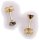 Neu Ohrringe Gold 333 8 karat Gelbgold Topas 4,5 mm Ohrstecker Stecker Blautopas