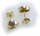 Ohrringe Stecker Herz Zirkonia echt Gold 333 Gelbgold Unisex Damen Ohrstecker