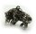 Anhänger groß Wildschwein echt 925 Sterlingsilber  Wildsau Anhänger Neu