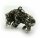 Anhänger groß Wildschwein echt 925 Sterlingsilber  Wildsau Anhänger Neu
