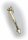 Neu Charm Nofretete echt Gold 333 Karabiner Ägypten Anhänger Gelbgold massiv 8kt